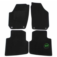 Tapis De Sol Noir Velours Sur Mesure Pour Skoda Roomster 2006-2015, Ajustement précis, Base Antidérapante, Renforcée Dans la Zone de la Pédale