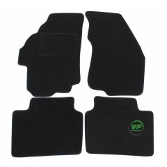 Tapis De Sol Noir Velours Sur Mesure Pour Suzuki Liana 2001-2007, Ajustement précis, Base Antidérapante, Renforcée Dans la Zone de la Pédale