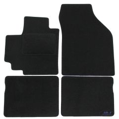 Tapis De Sol Noir Velours Sur Mesure Pour Suzuki Celerio depuis 2015, Ajustement précis, Base Antidérapante, Renforcée Dans la Zone de la Pédale