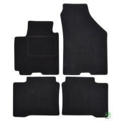Tapis De Sol Noir Velours Sur Mesure Pour Suzuki Swift depuis 2017, Ajustement précis, Base Antidérapante, Renforcée Dans la Zone de la Pédale