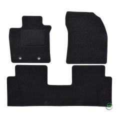 Tapis De Sol Noir Velours Sur Mesure Pour Toyota Avensis 2009-2018, Ajustement précis, Base Antidérapante, Renforcée Dans la Zone de la Pédale