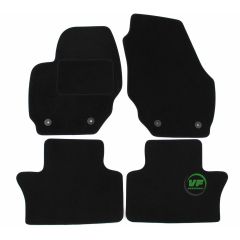 Tapis De Sol Noir Velours Sur Mesure Pour Volvo XC60 2009-2016, Ajustement précis, Base Antidérapante, Renforcée Dans la Zone de la Pédale