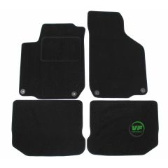 Tapis De Sol Noir Velours Sur Mesure Pour Volkswagen Bora 1997-2005, Ajustement précis, Base Antidérapante, Renforcée Dans la Zone de la Pédale
