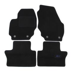 Tapis De Sol Noir Velours Sur Mesure Pour Volkswagen Golf 4 1997-2004, Ajustement précis, Base Antidérapante, Renforcée Dans la Zone de la Pédale