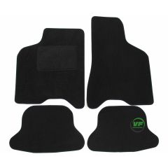 Tapis De Sol Noir Velours Sur Mesure Pour Volkswagen Lupo 1998-2005, Ajustement précis, Base Antidérapante, Renforcée Dans la Zone de la Pédale